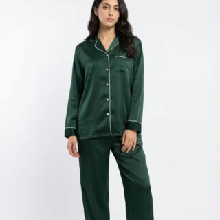 GREEN SILK PJ